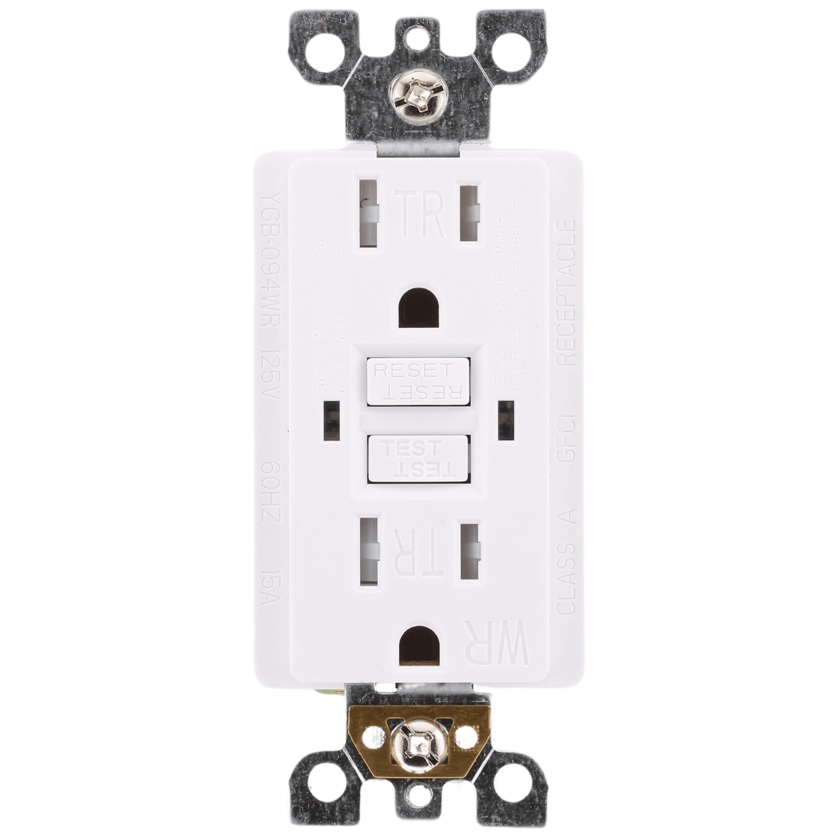 RES POWER RESGF15TR 15A 120V Tamper-Resistant GFCI Outlet Self-Test