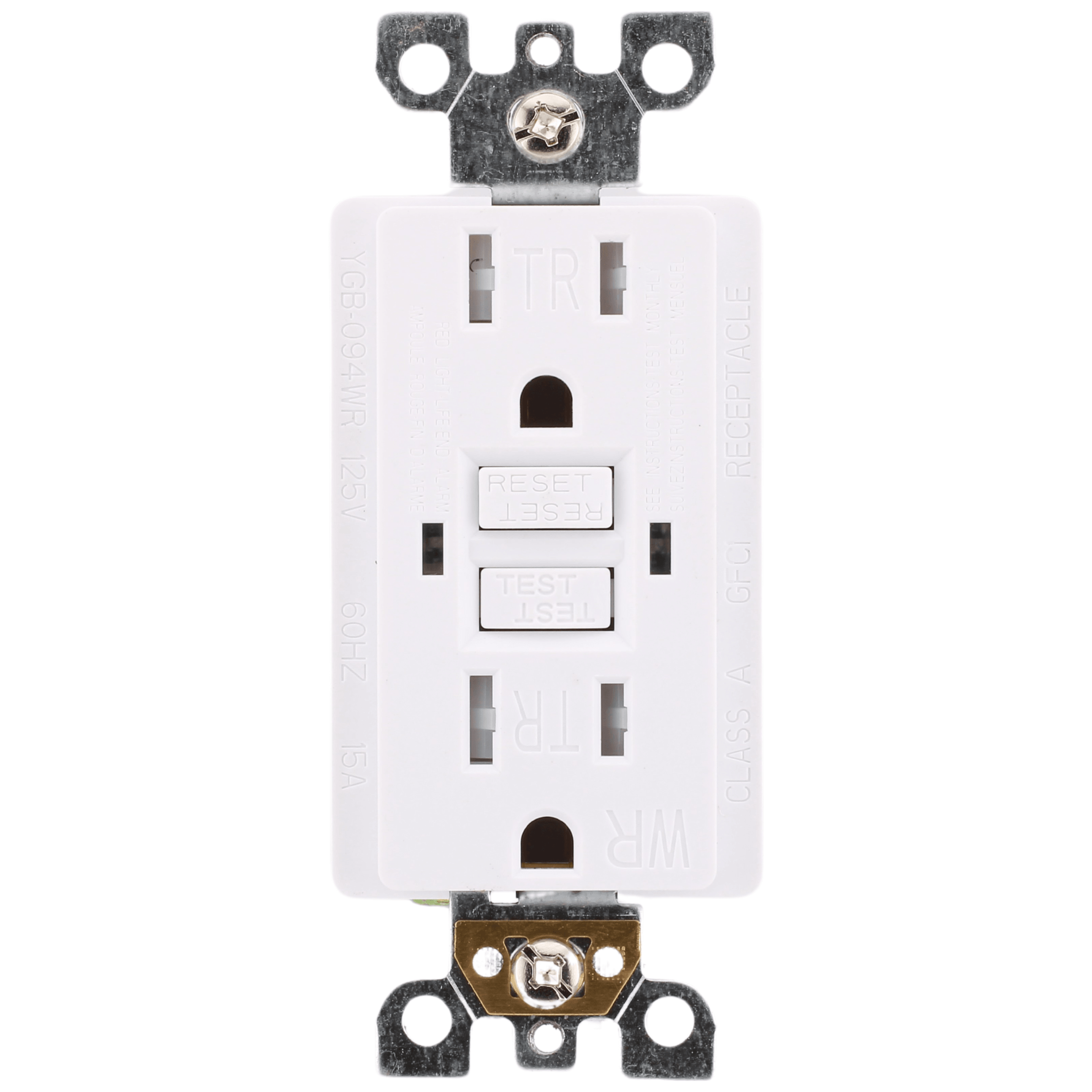 RES POWER RESGF15TR 15A 120V Tamper-Resistant GFCI Outlet Self-Test