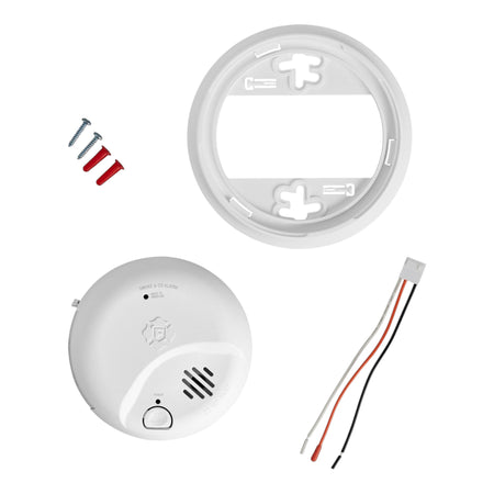 BRK SMICO105-AC-PACK-6 Hardwired Smoke and Carbon Monoxide Alarm 120V AC with Backup Battery