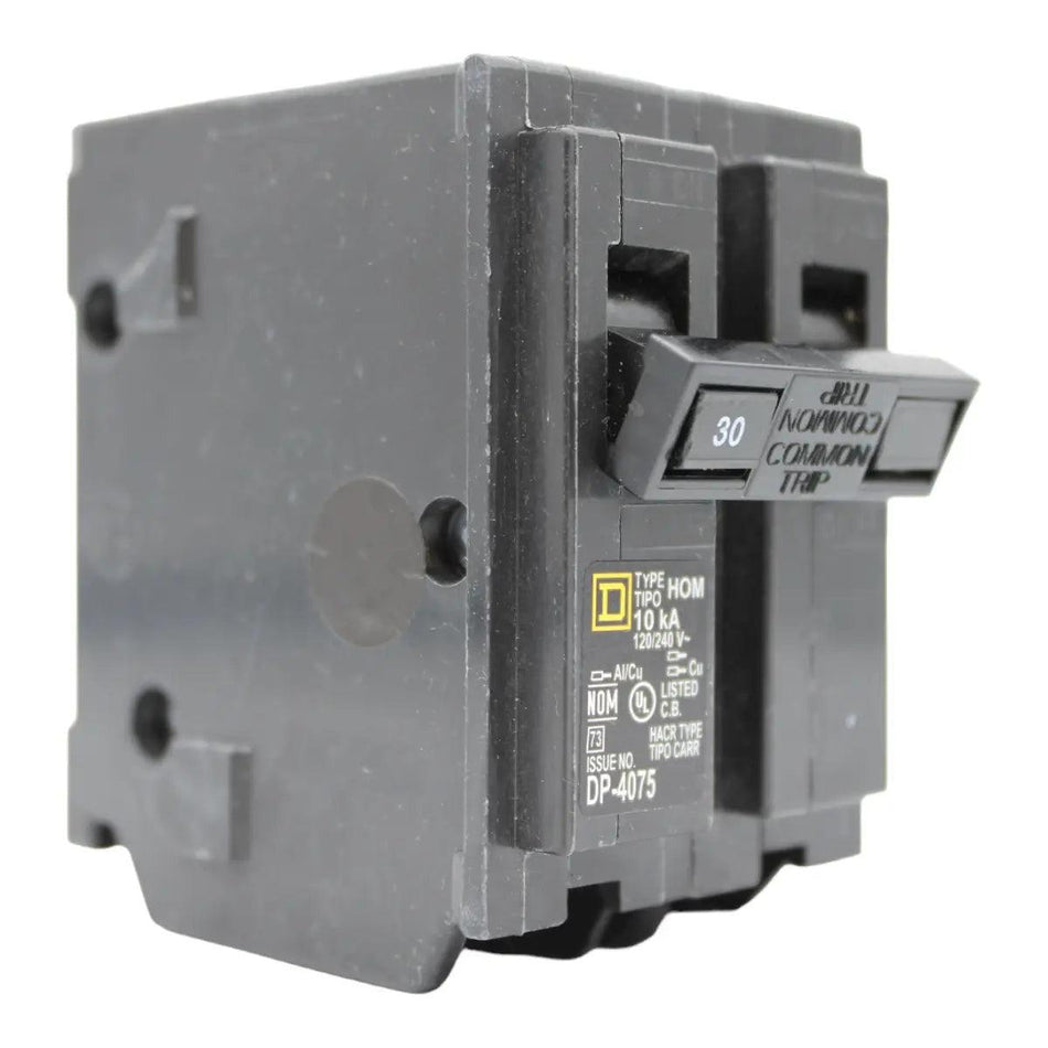 Square D HOM230 Circuit Breaker 30 Amps 240 Volts 2 Pole Plug in UL Listed - RES LLC Store