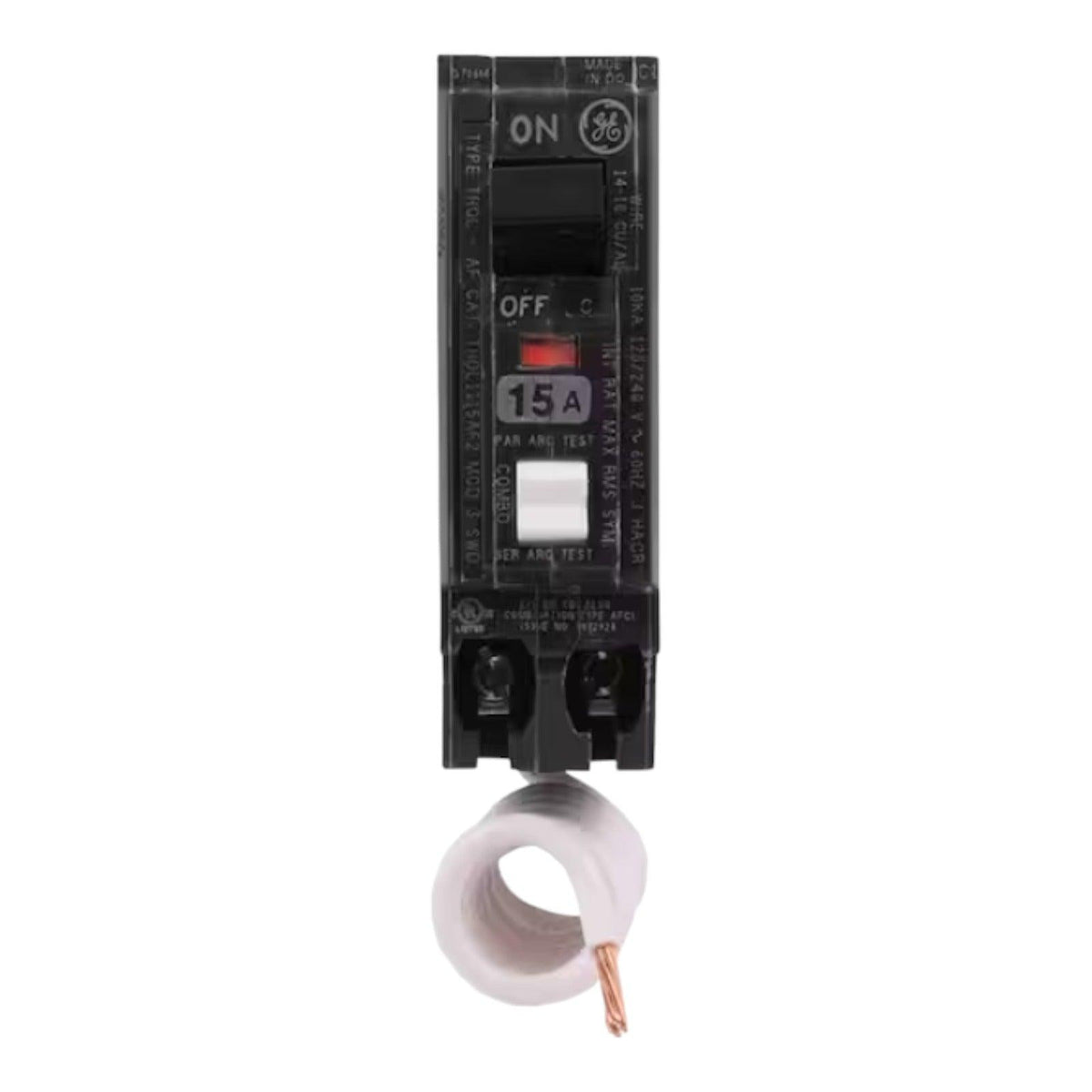 GE THQL1115AF2 15 Amp Arc Fault (AFCI) Circuit Breaker