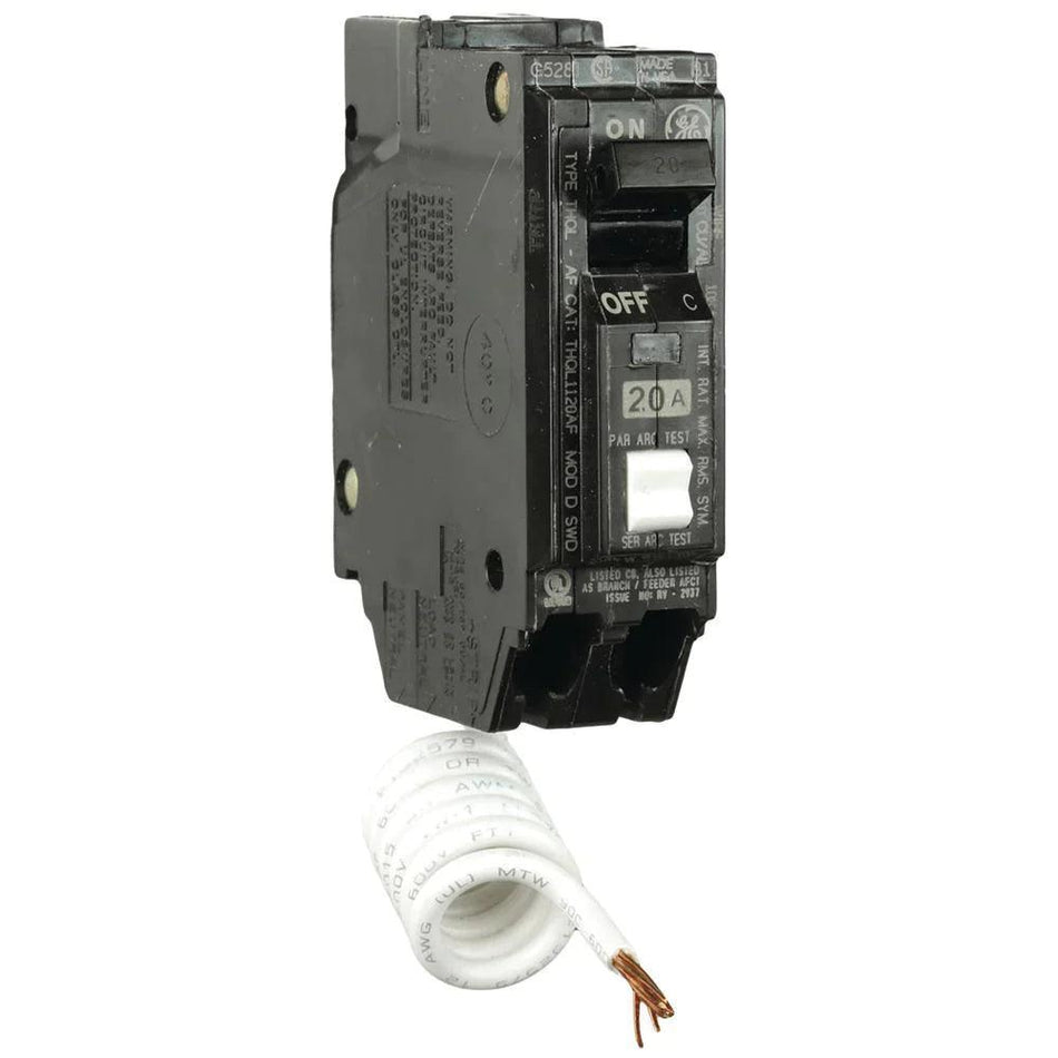 GE THQL1120AF2 20 Amp Arc Fault (AFCI) Circuit Breaker - RES LLC Store